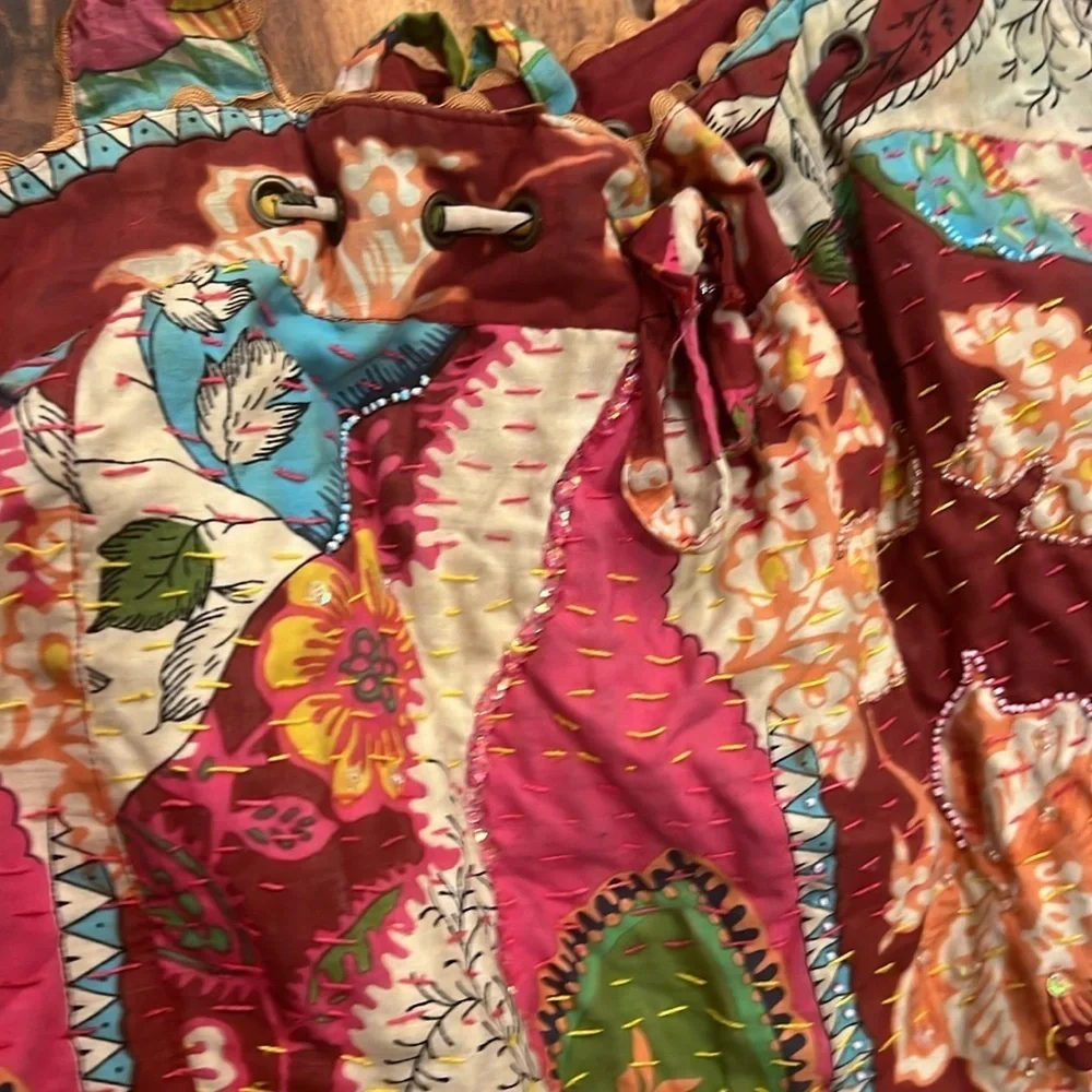 Tribal hippie hobo bag - Size 20 x 12 - Cloth